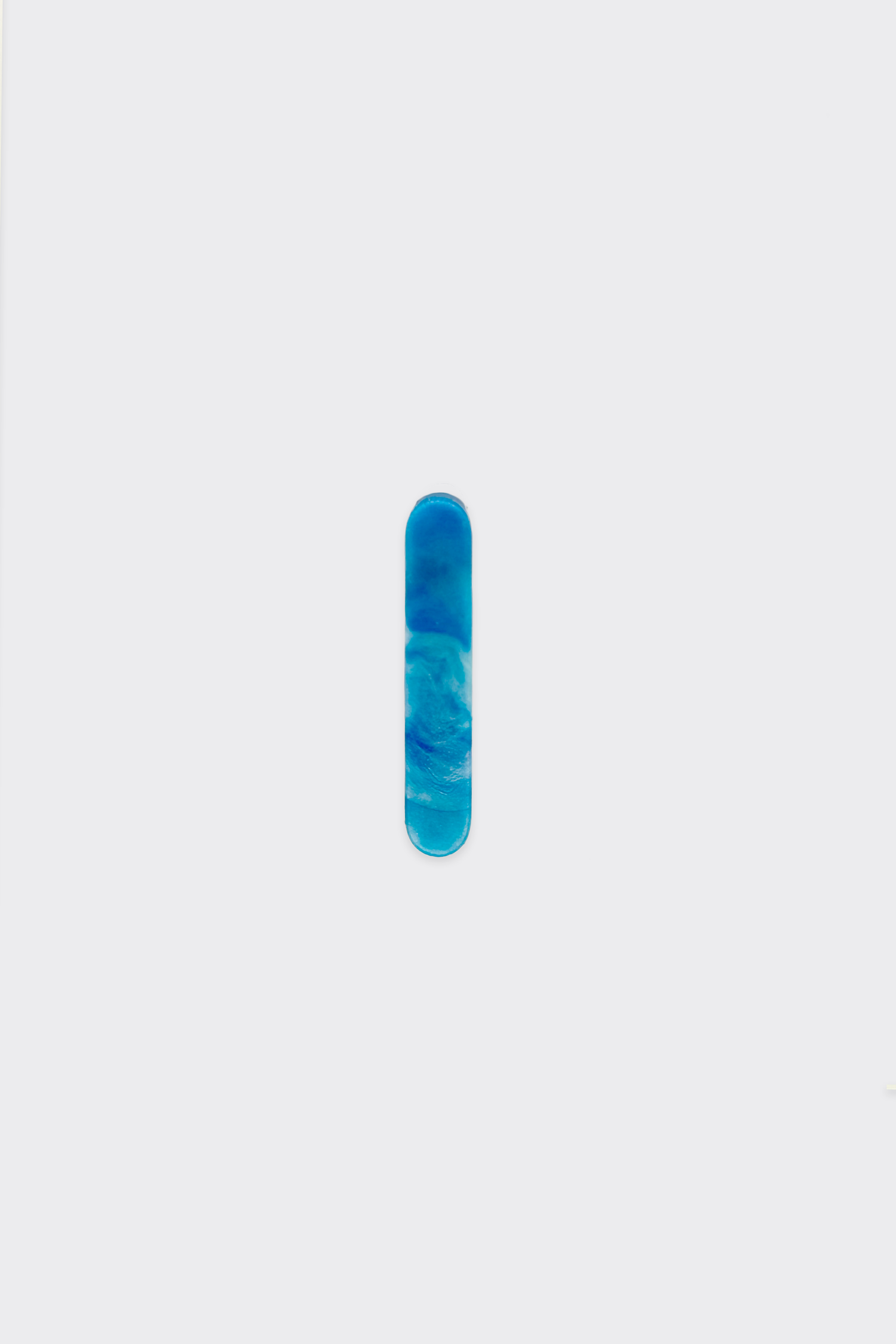 Blue Plastic Letters
