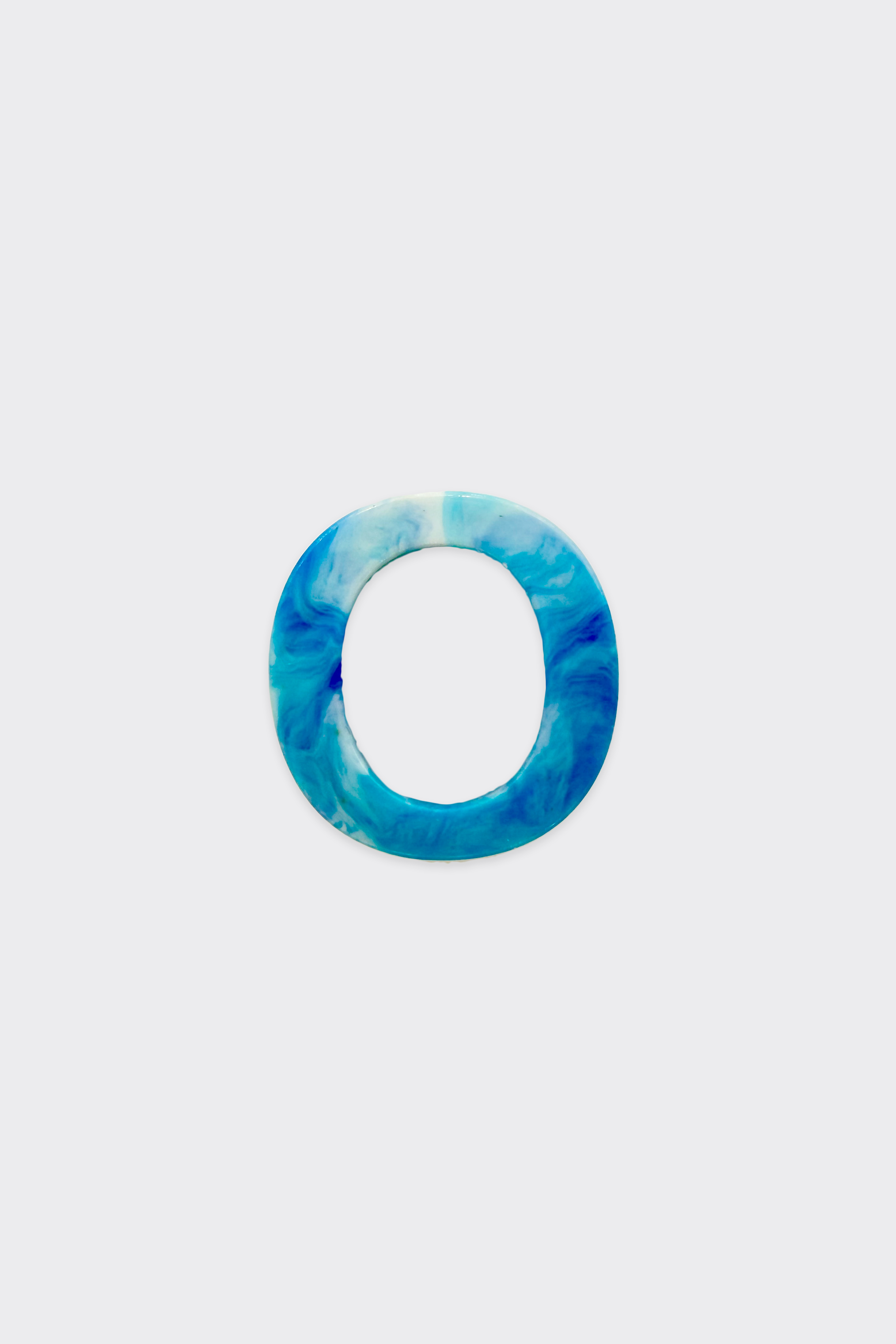 Blue Plastic Letters