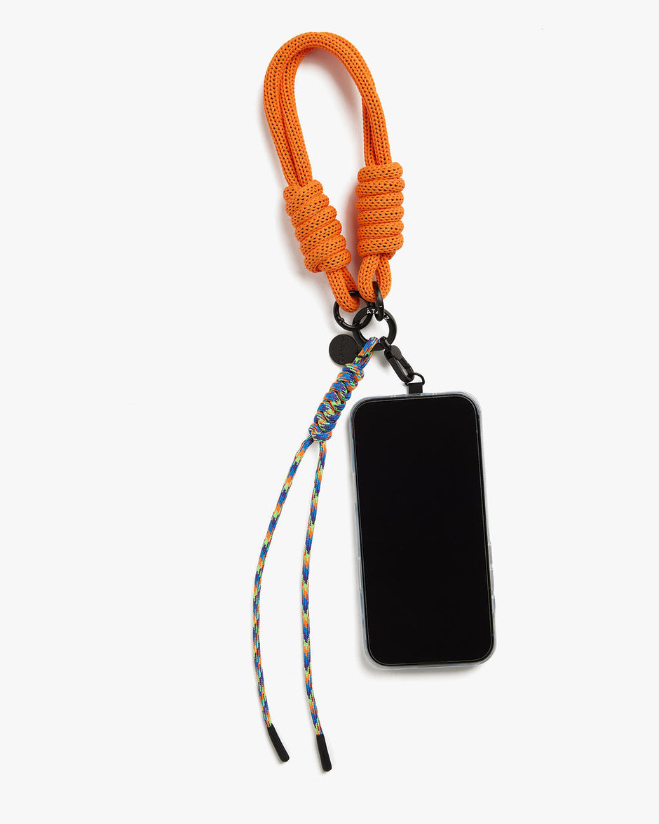 Cling Phone Strap — Orange
