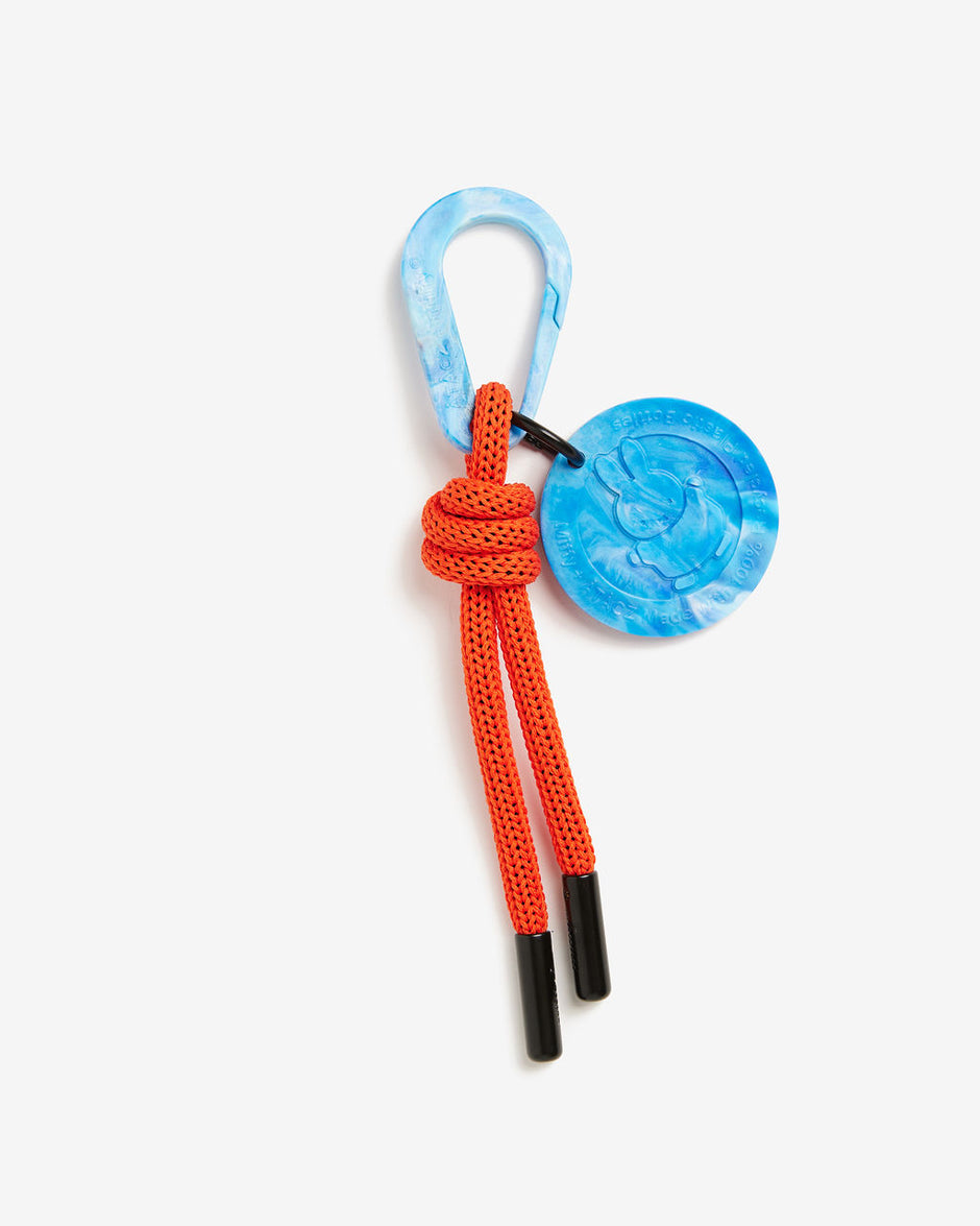 Miffy Circle Tag Keychain — Orange