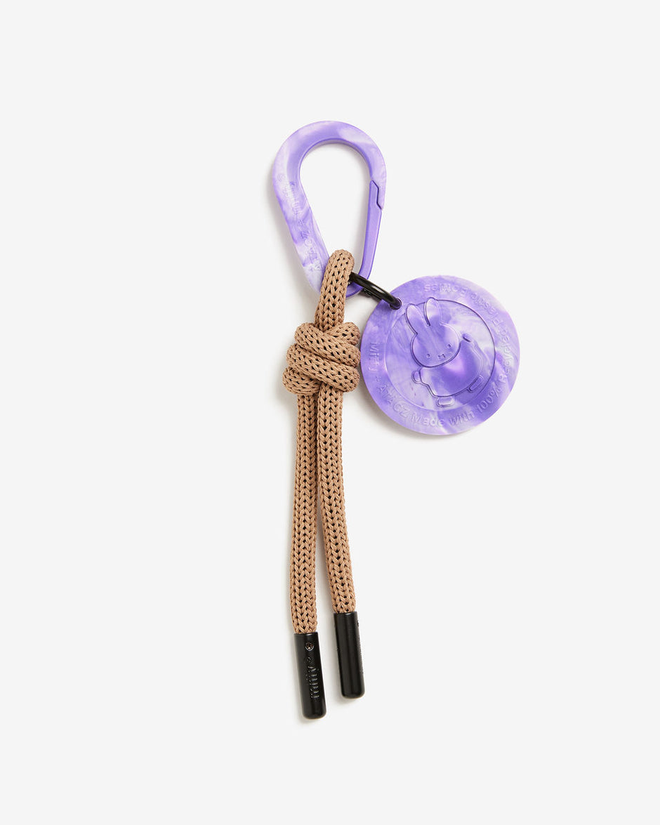 Miffy Circle Tag Keychain — Sand