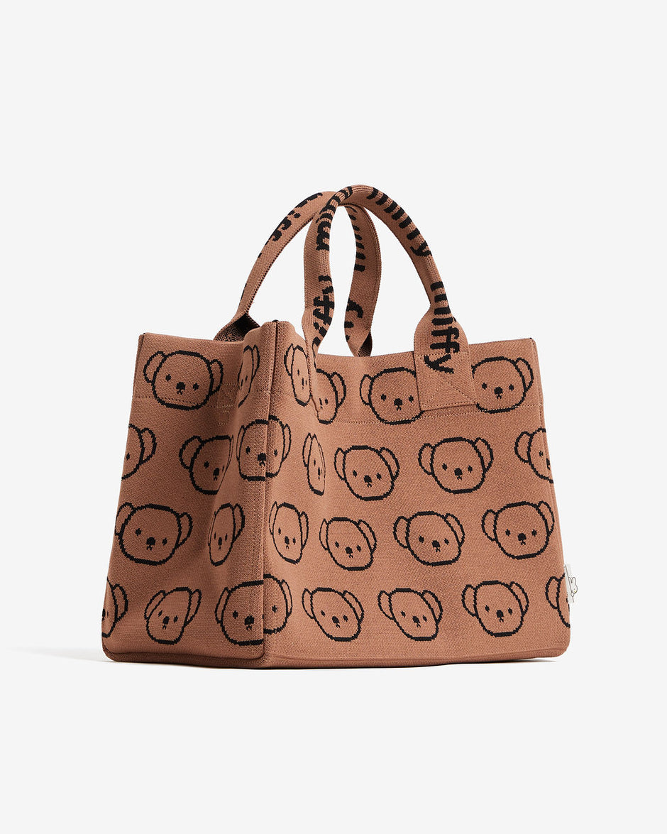 Miffy Statement Tote — Mud