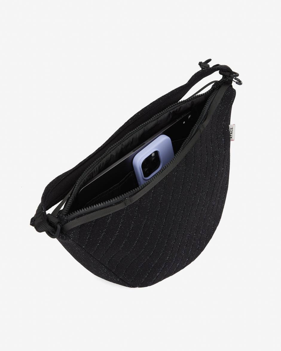Nimbus Sling — Black Lurex / Medium