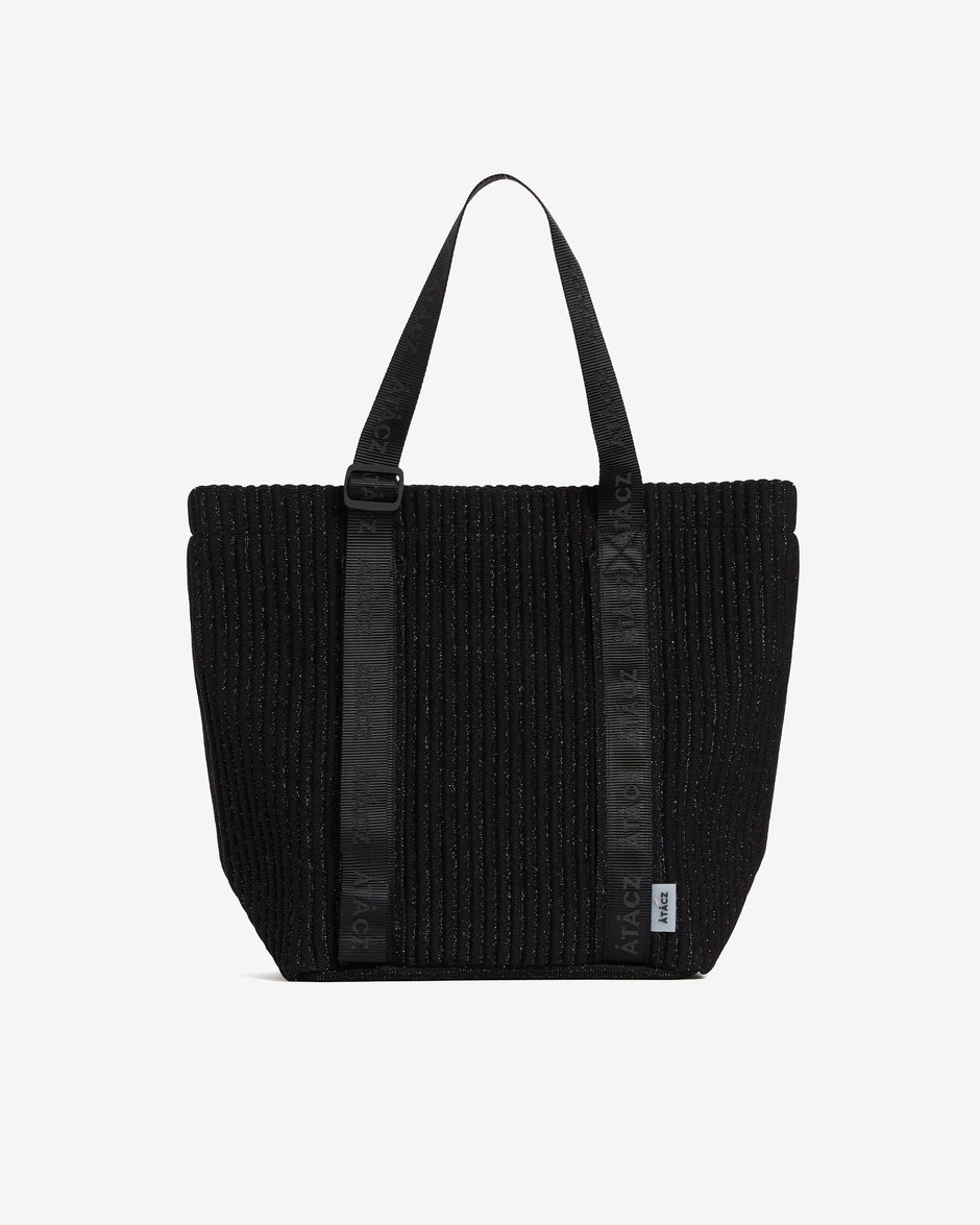 Nimbus Tote — Black Lurex