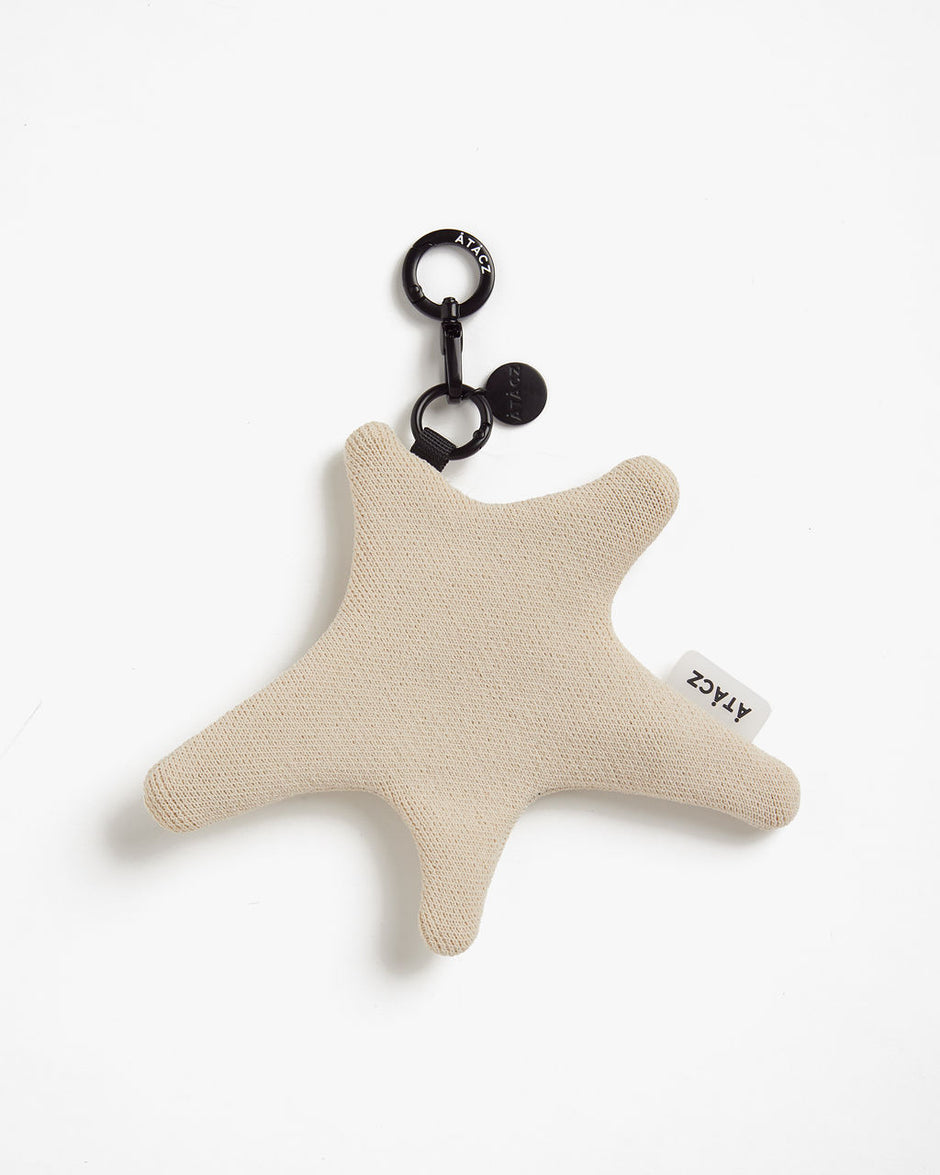 Star Knitted Pouch — Oatmeal