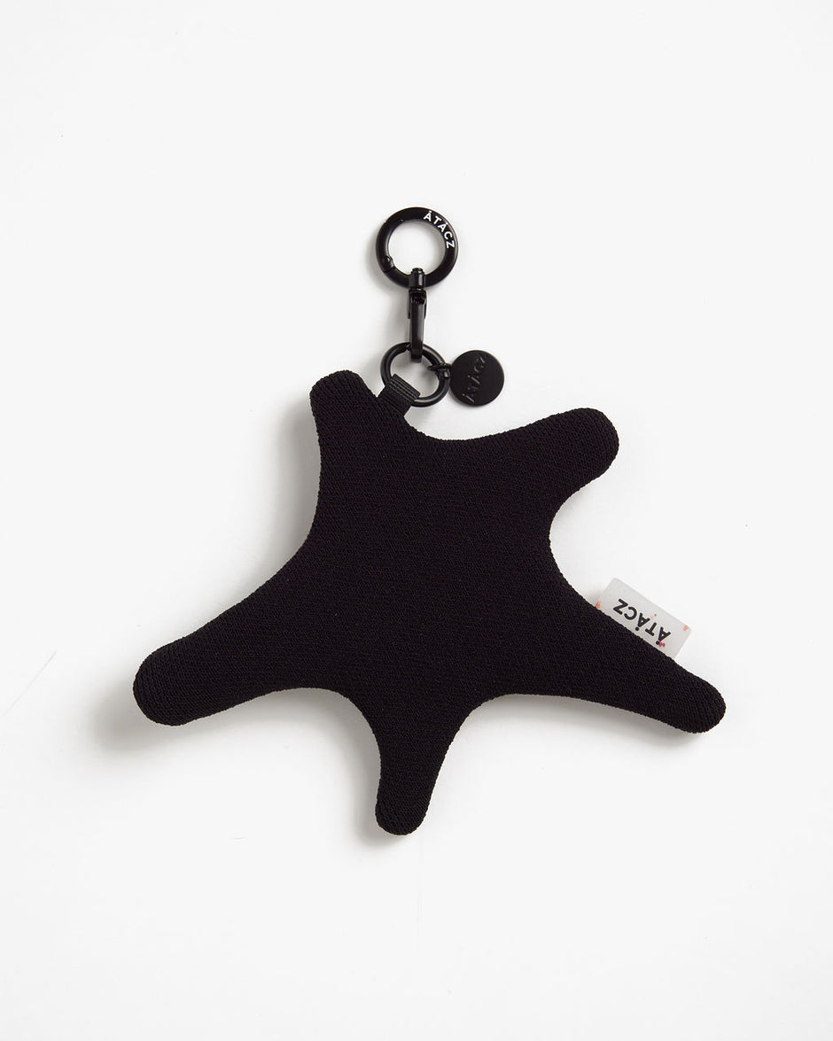 Star Knitted Pouch — Black