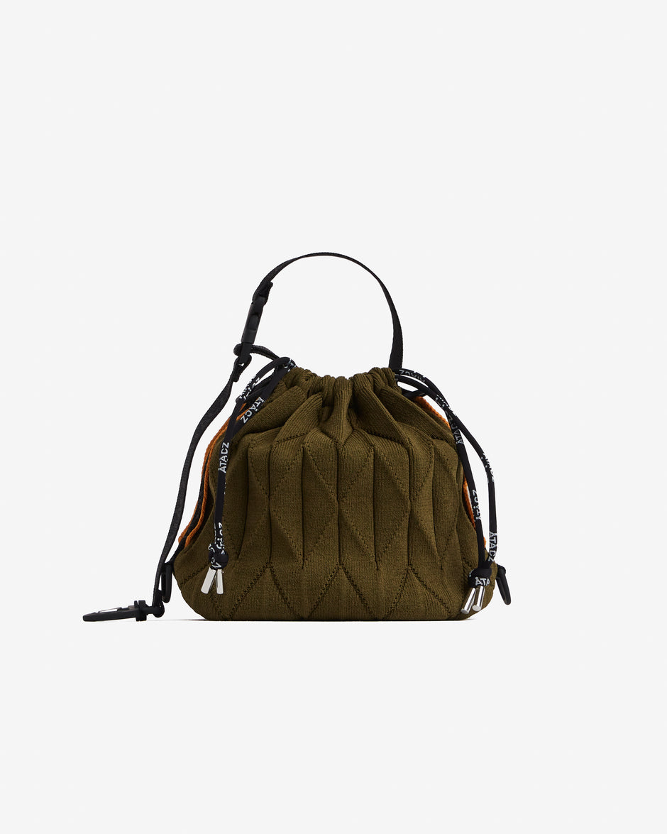 Twist Bag — Army Green + Mustard