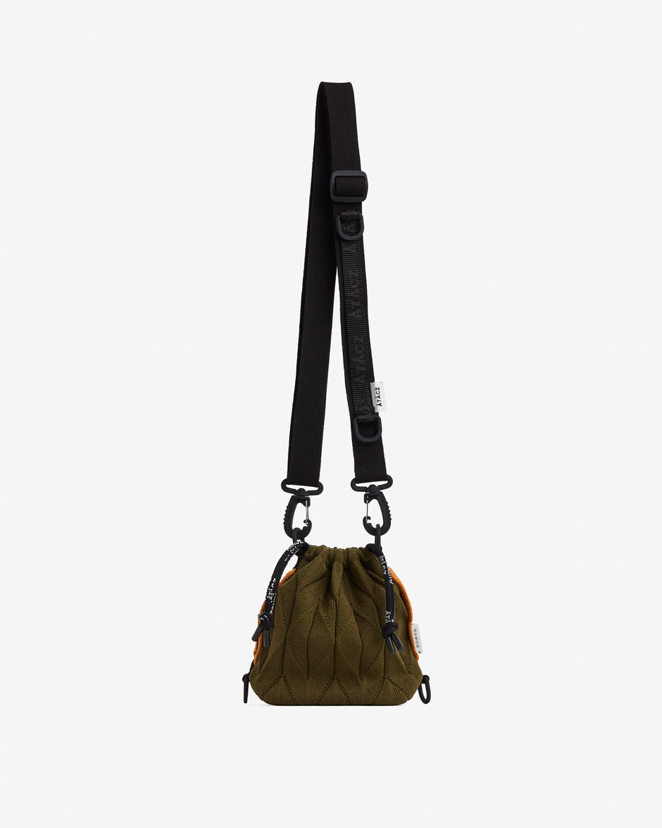 Urban Twist with Black Utility Strap — Army Green Mustard