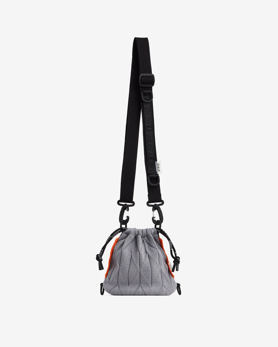 Urban Twist with Black Utility Strap — Grey + Orange