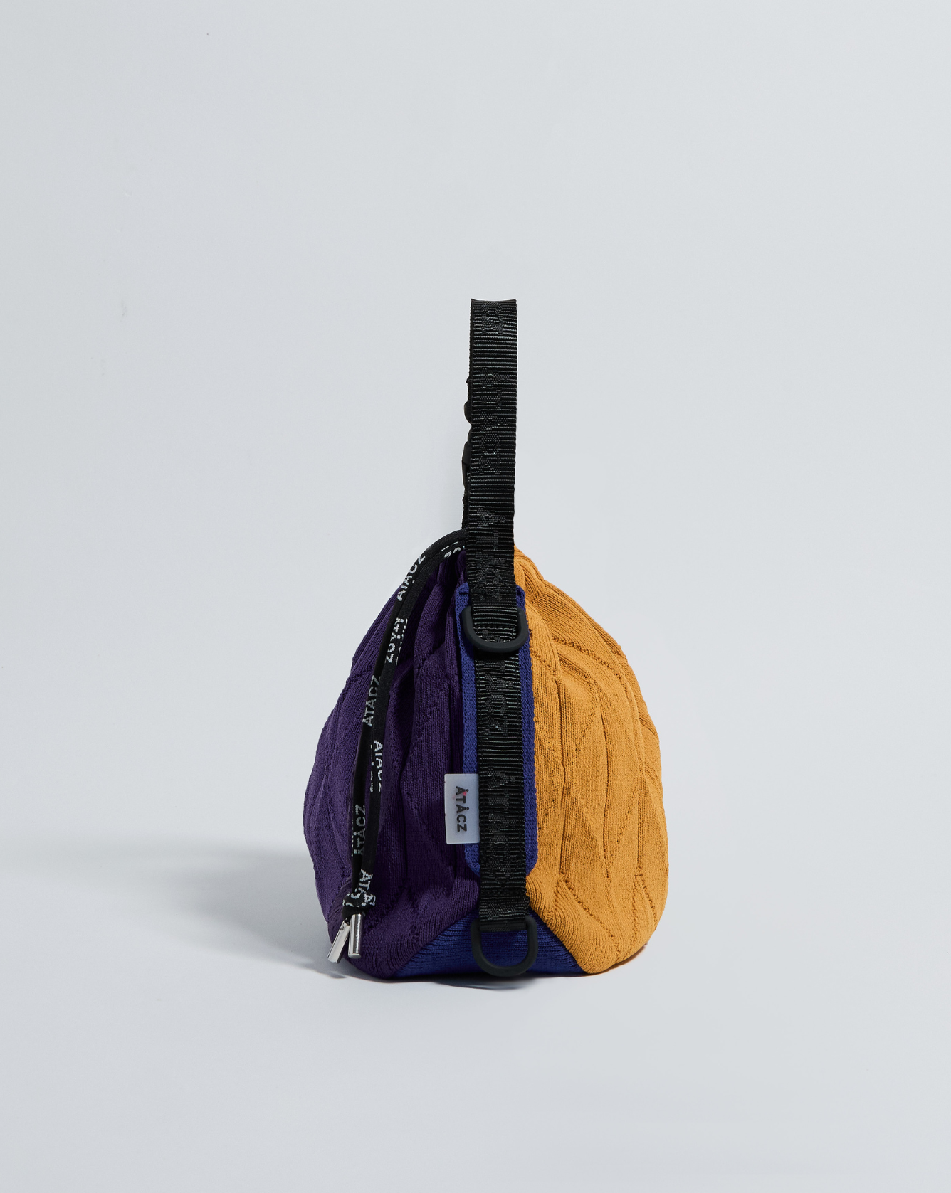 Twist Bag Purple &amp; Mustard