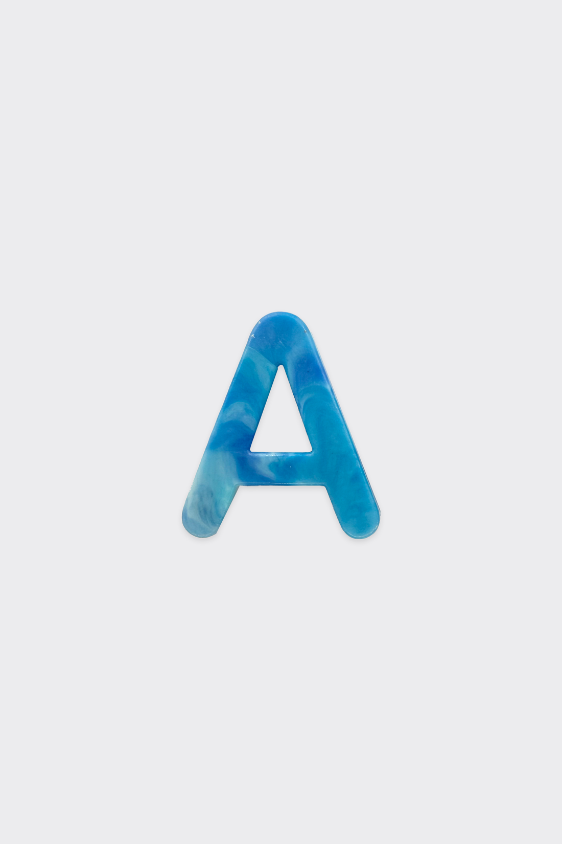 Blue Plastic Letters