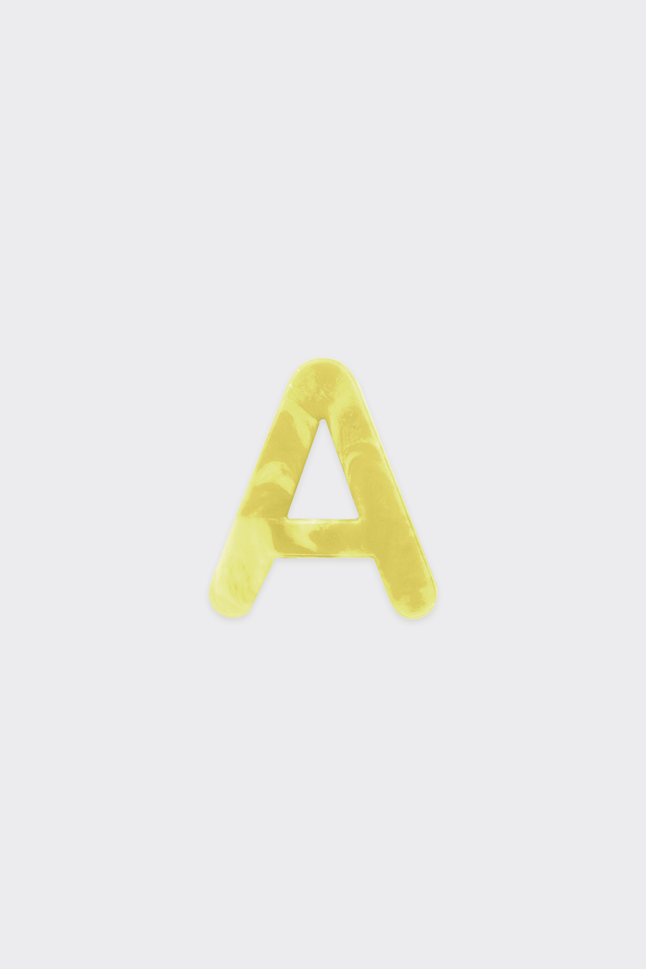 Yellow Plastic Letters — A