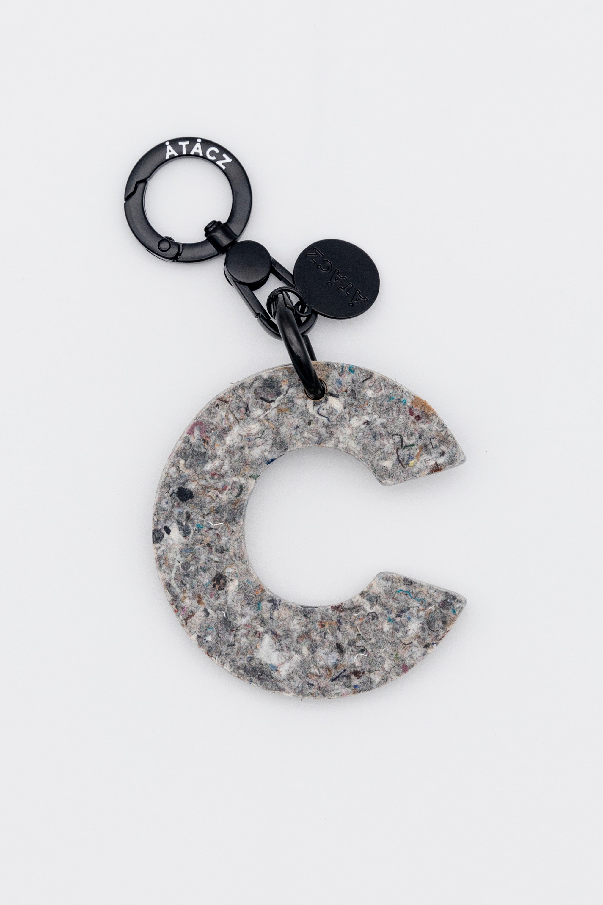 Atacz x Paneco Eco-Friendly Recycled Clothing Key Chain Black