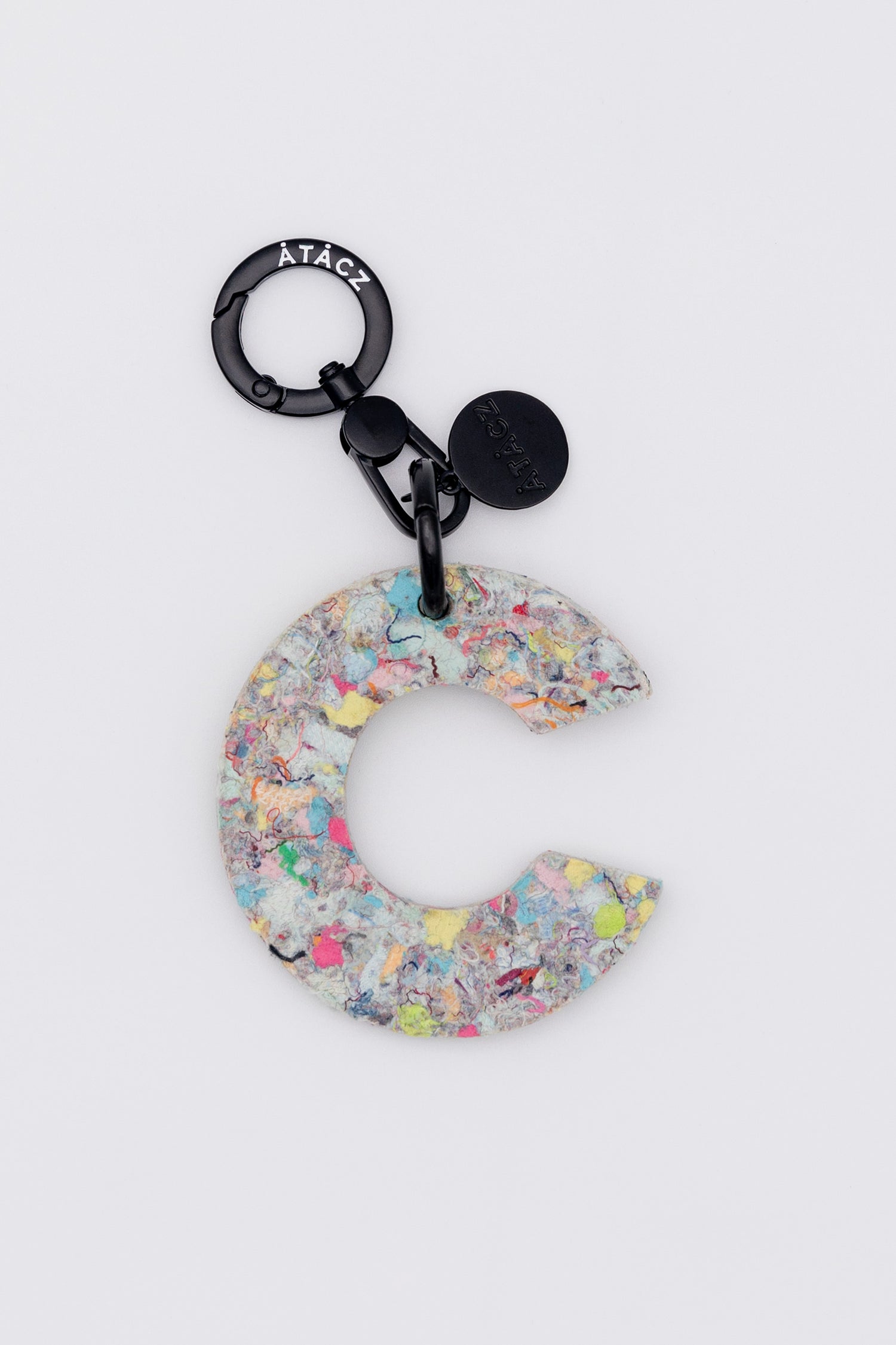 Atacz x Paneco Eco-Friendly Recycled Clothing Key Chain Grey