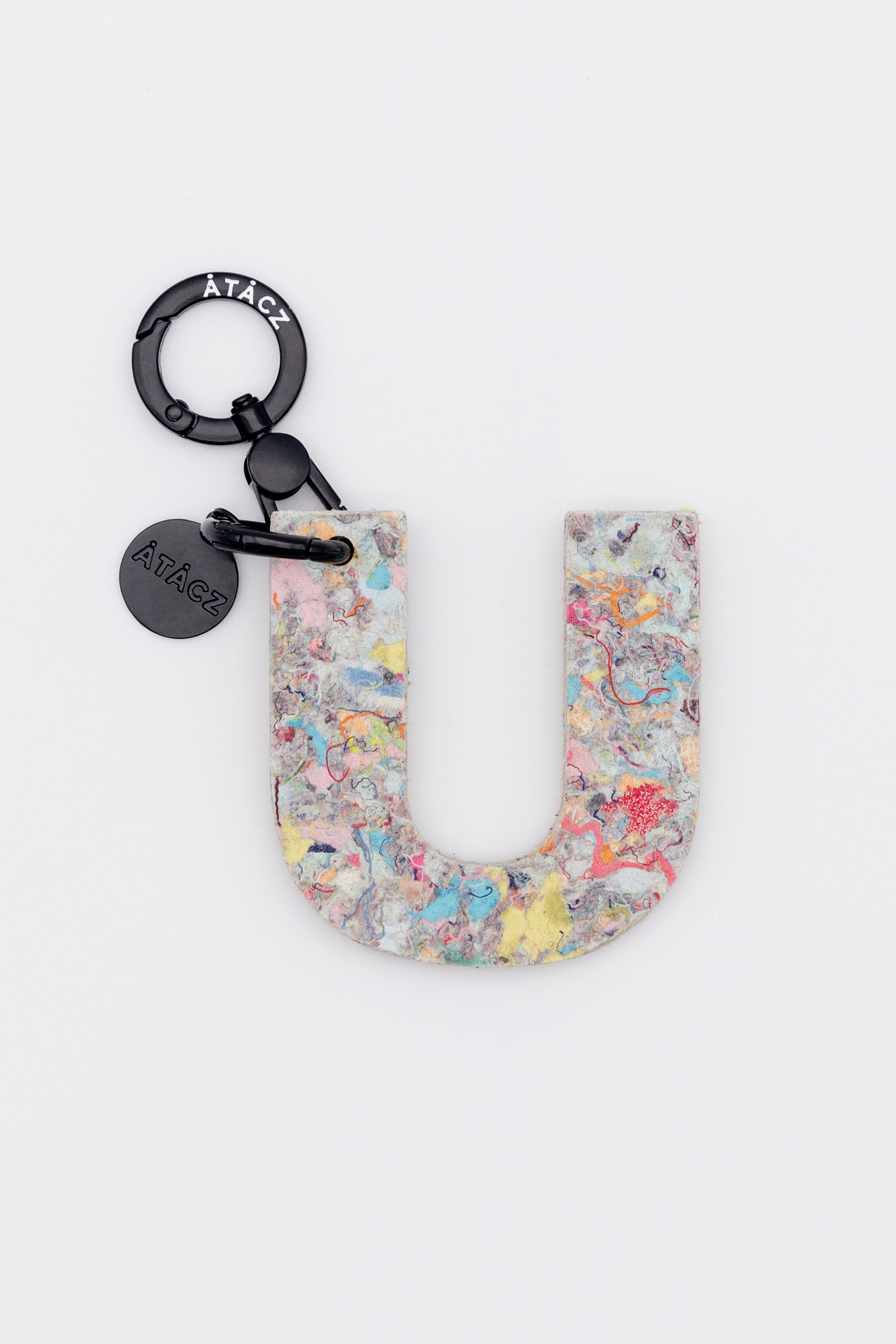 Atacz x Paneco Eco-Friendly Recycled Clothing Key Chain Grey