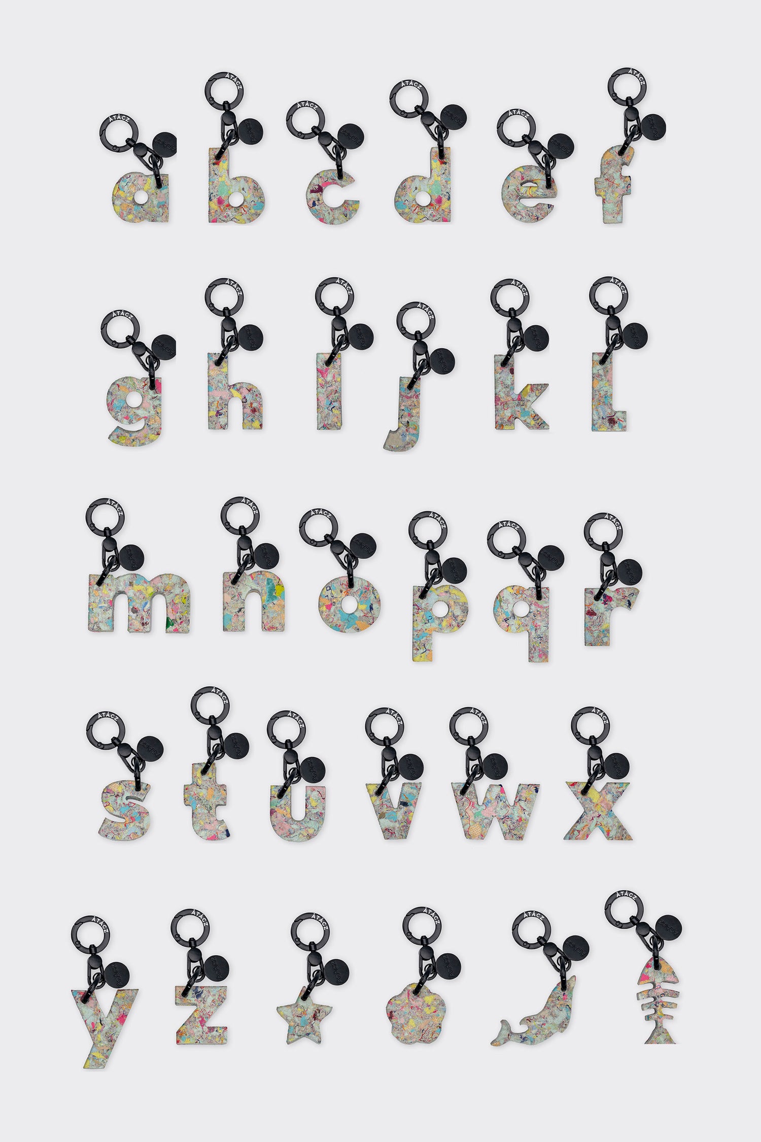 ATACZ x Paneco Small Keychain - Grey