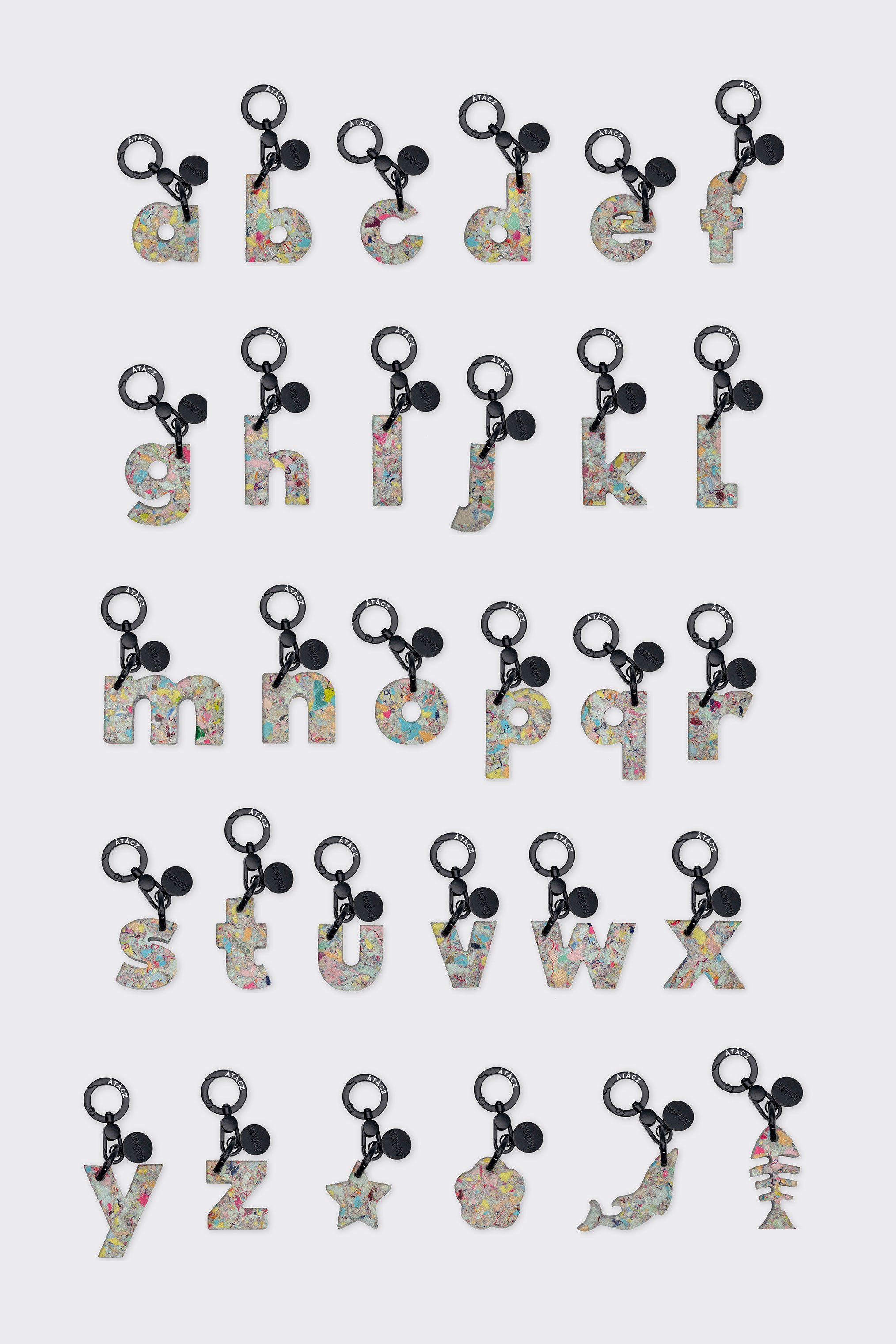 ATACZ x Paneco Small Keychain - Grey
