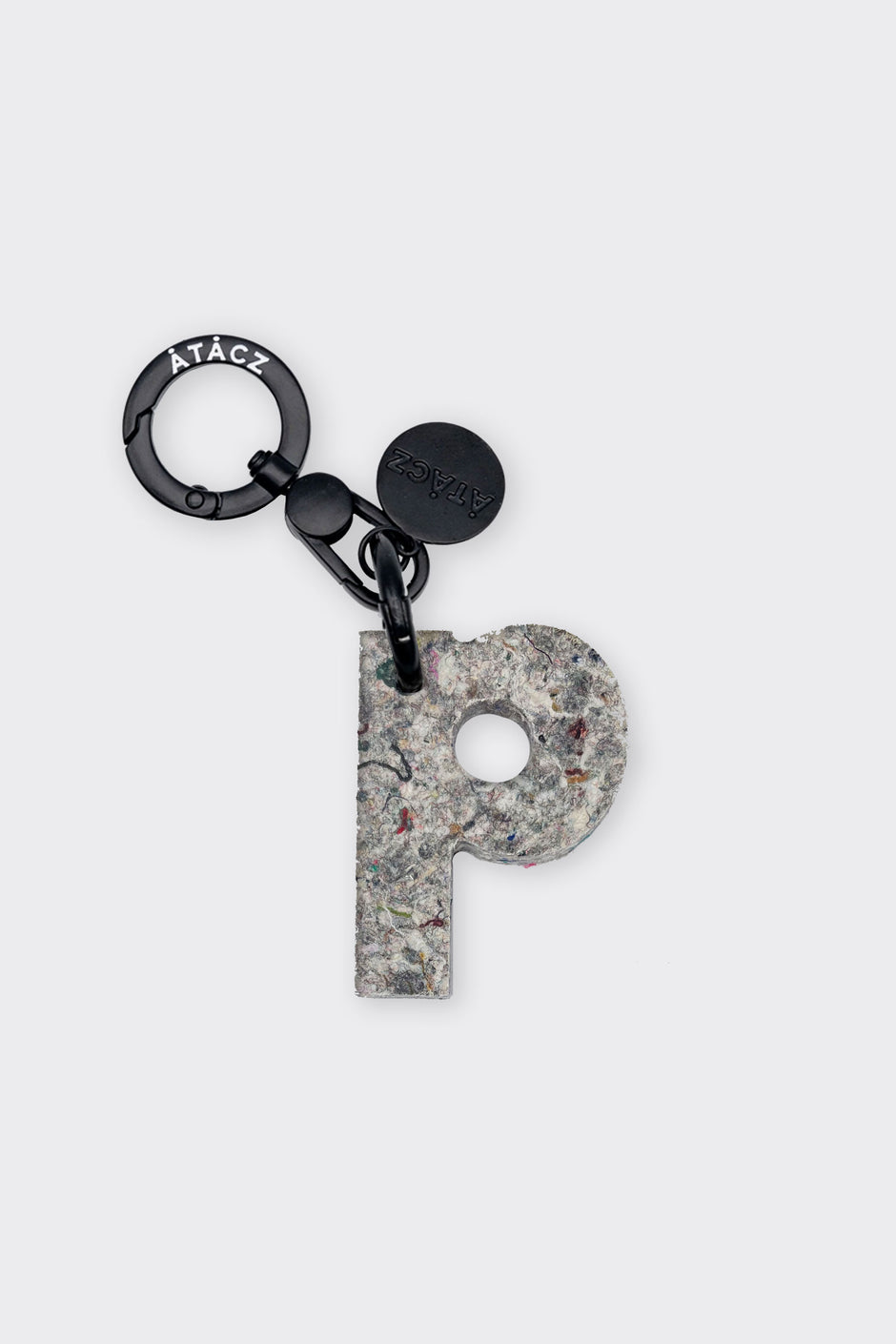 ATACZ x Paneco Small Keychain - Black — Black / p