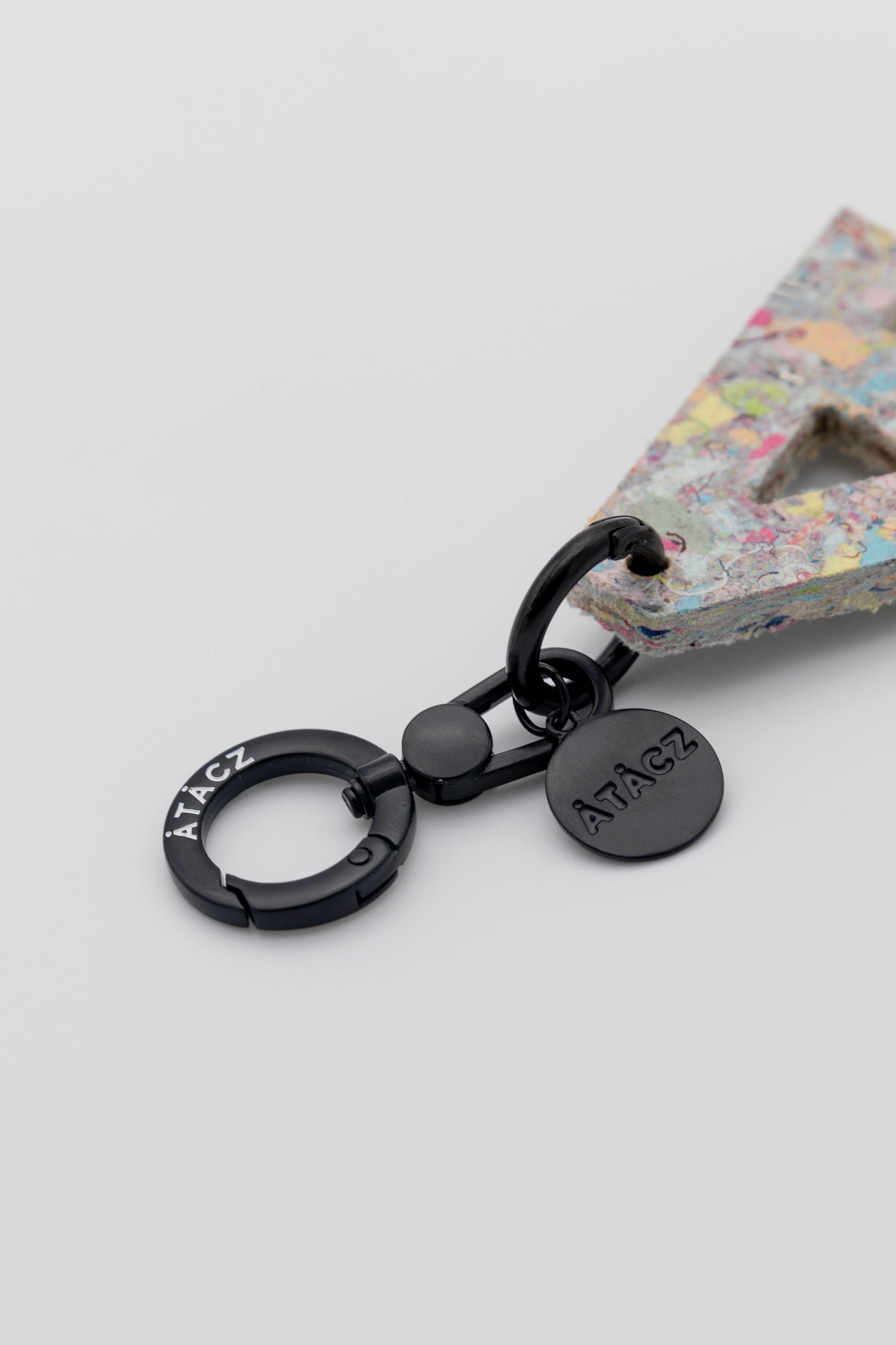 Atacz x Paneco Eco-Friendly Recycled Clothing Key Chain Grey