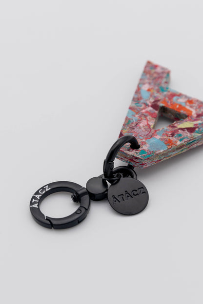 Atacz x Paneco Eco-Friendly Recycled Clothing Key Chain Pink