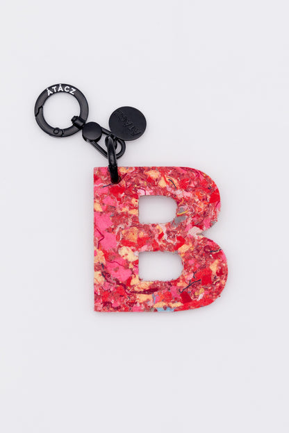 Atacz x Paneco Eco-Friendly Recycled Clothing Key Chain Red