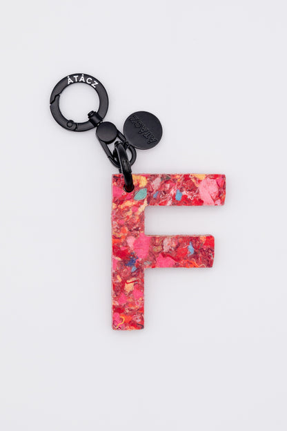 Atacz x Paneco Eco-Friendly Recycled Clothing Key Chain Red