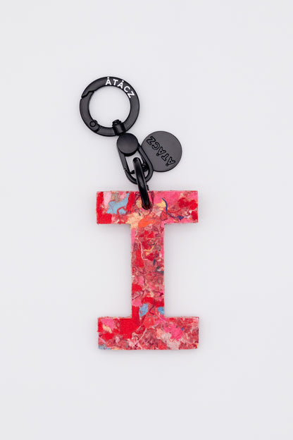 Atacz x Paneco Eco-Friendly Recycled Clothing Key Chain Red