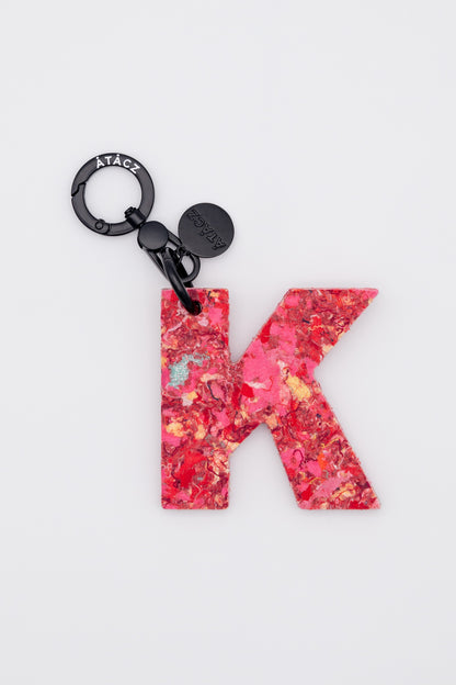 Atacz x Paneco Eco-Friendly Recycled Clothing Key Chain Red