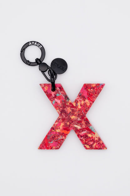 Atacz x Paneco Eco-Friendly Recycled Clothing Key Chain Red