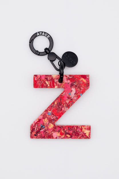 Atacz x Paneco Eco-Friendly Recycled Clothing Key Chain Red