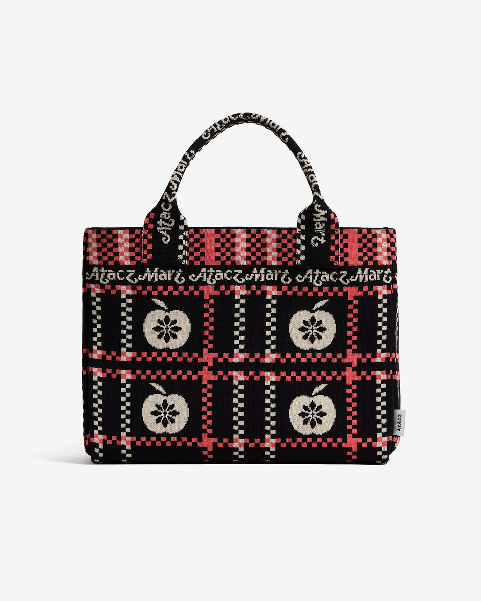 Statement Tote — Apple Black