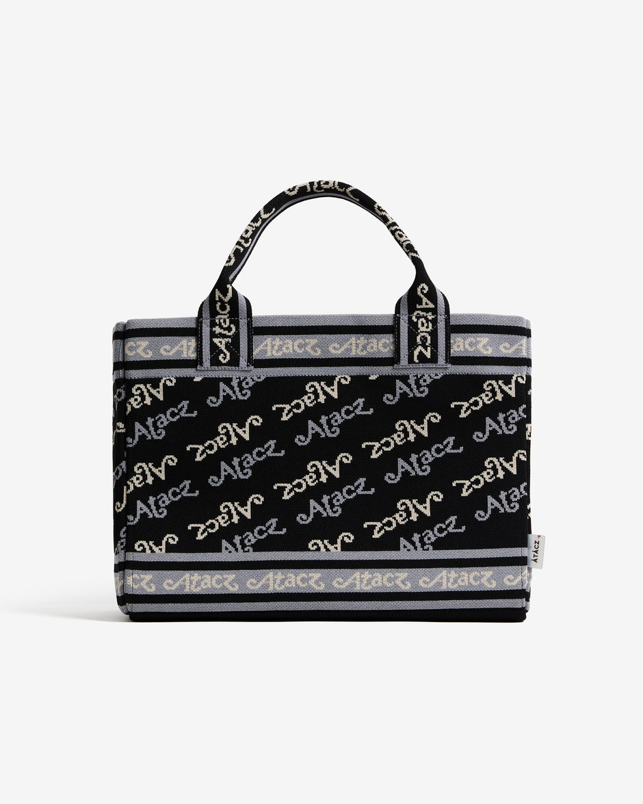 Statement Tote — Monogram Black