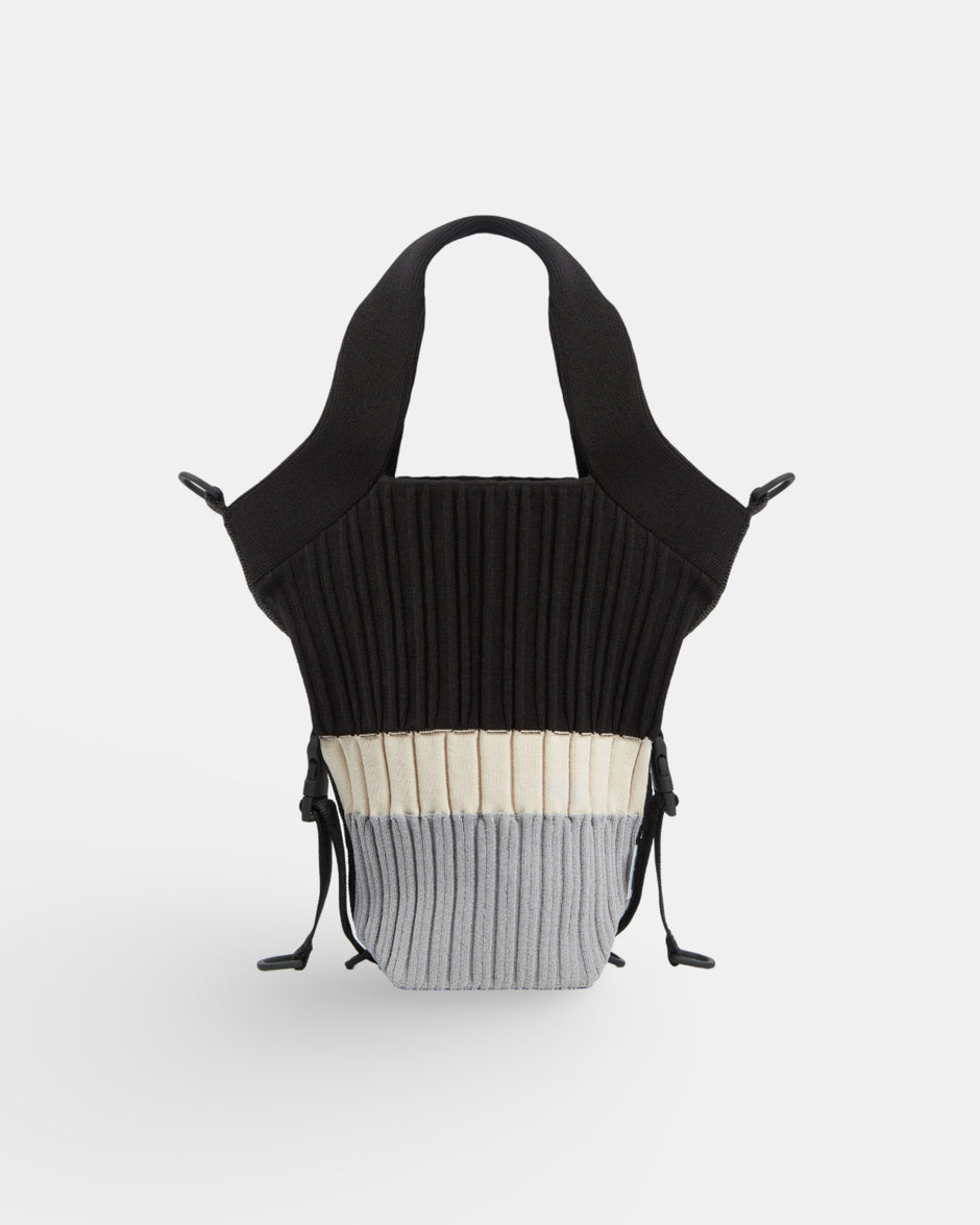 Voyage Tote Bag — Black Stripes