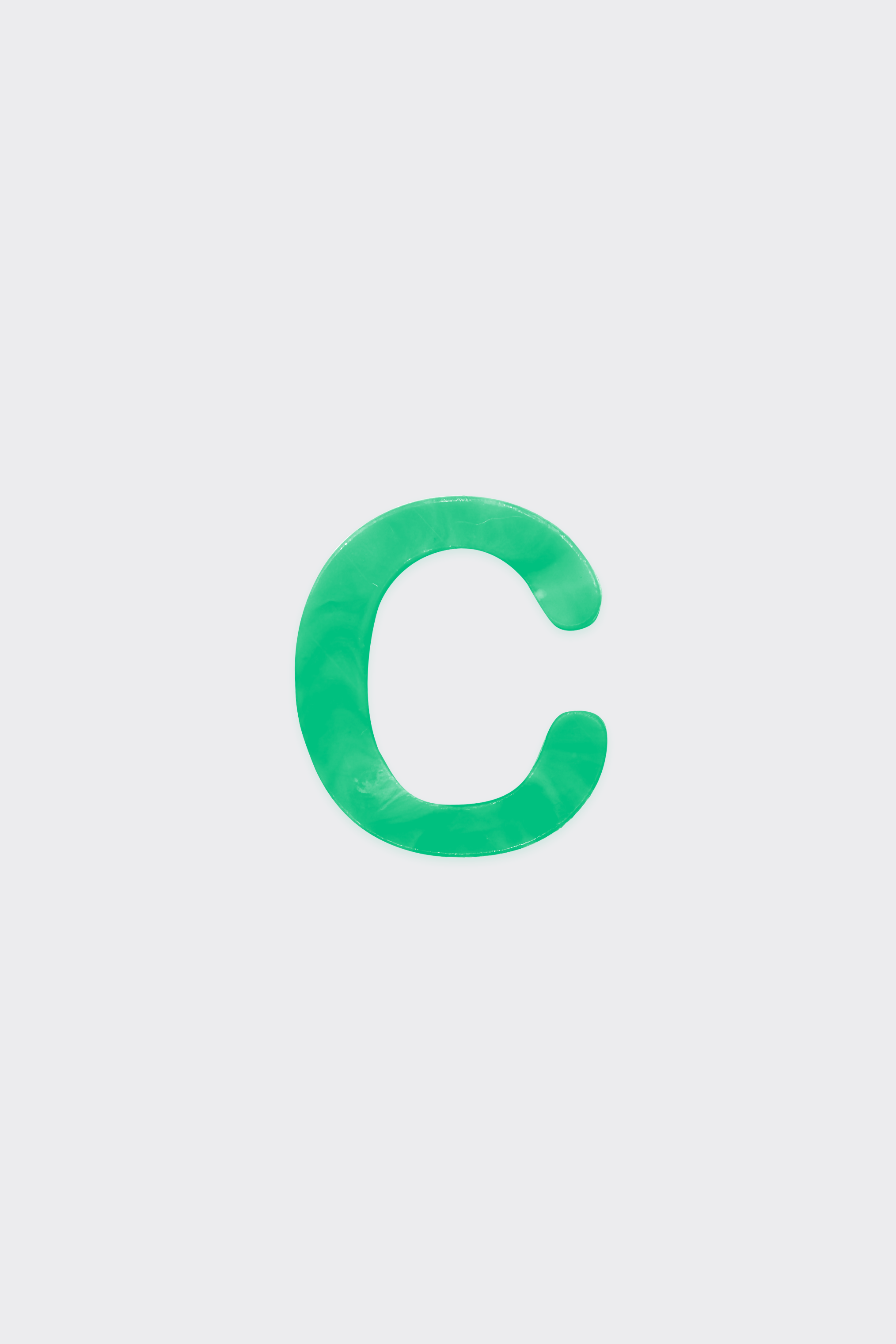 Green Plastic Letters