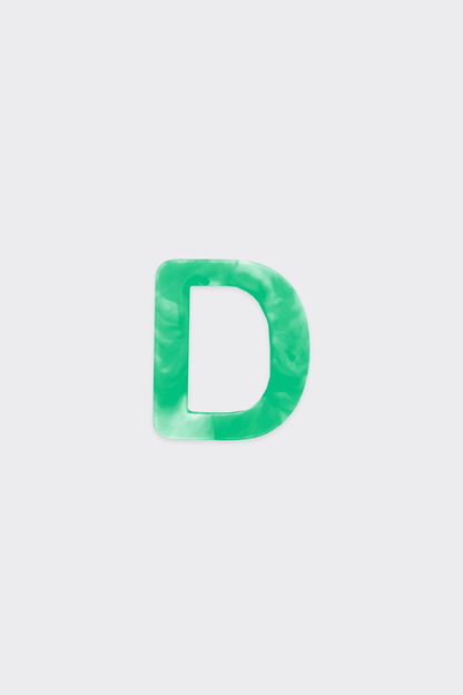 Green Plastic Letters