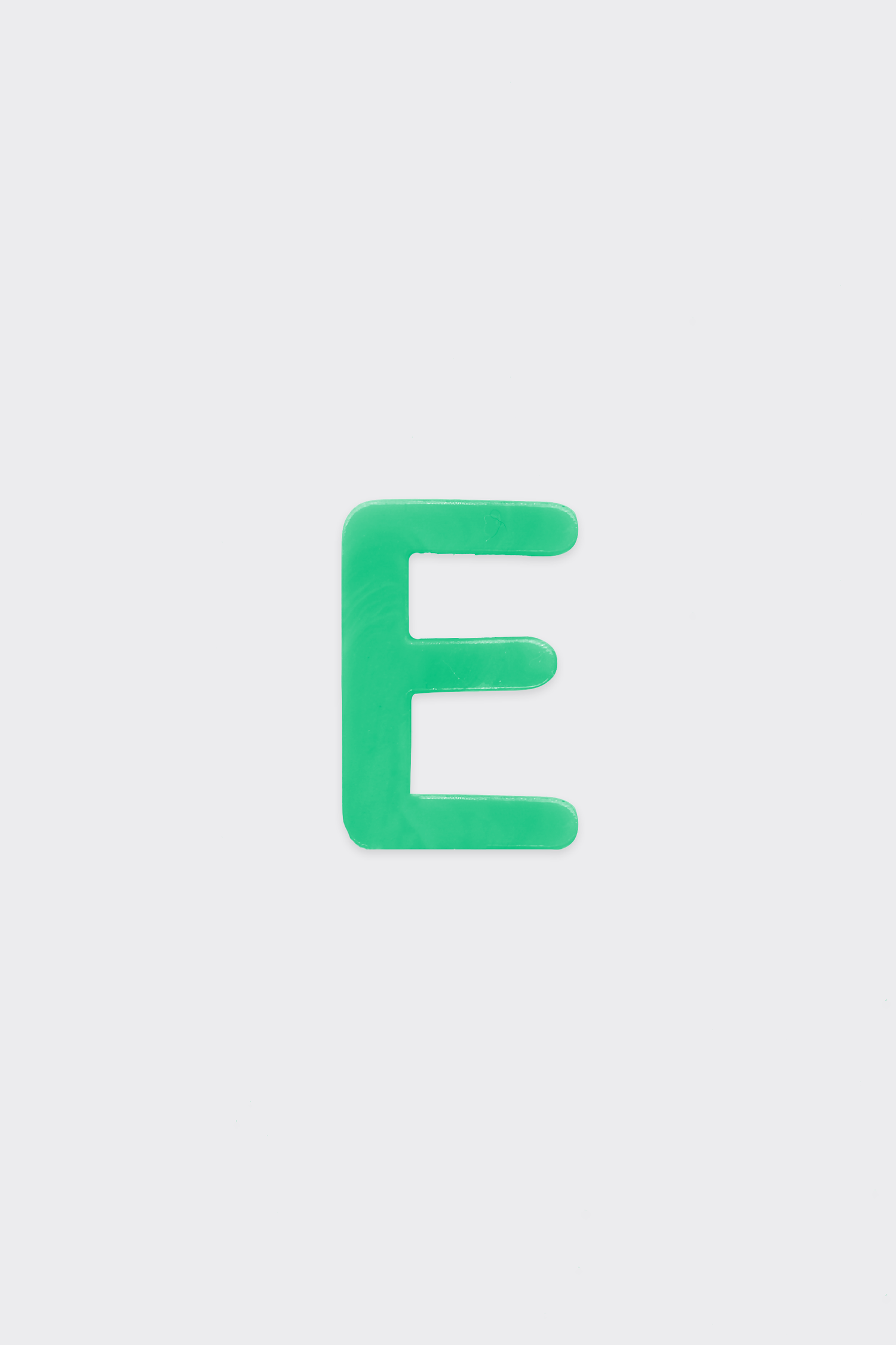 Green Plastic Letters