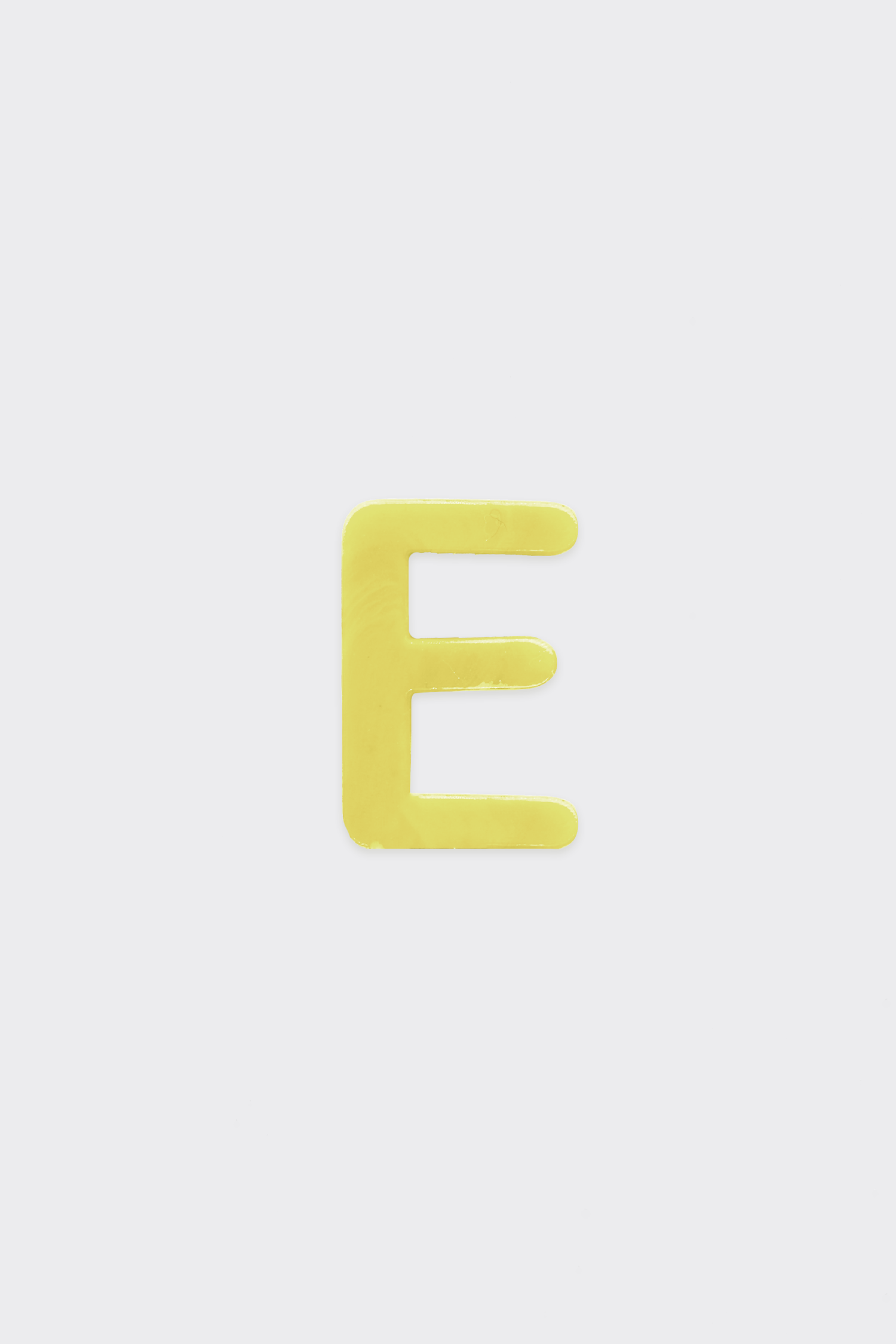 Yellow Plastic Letters