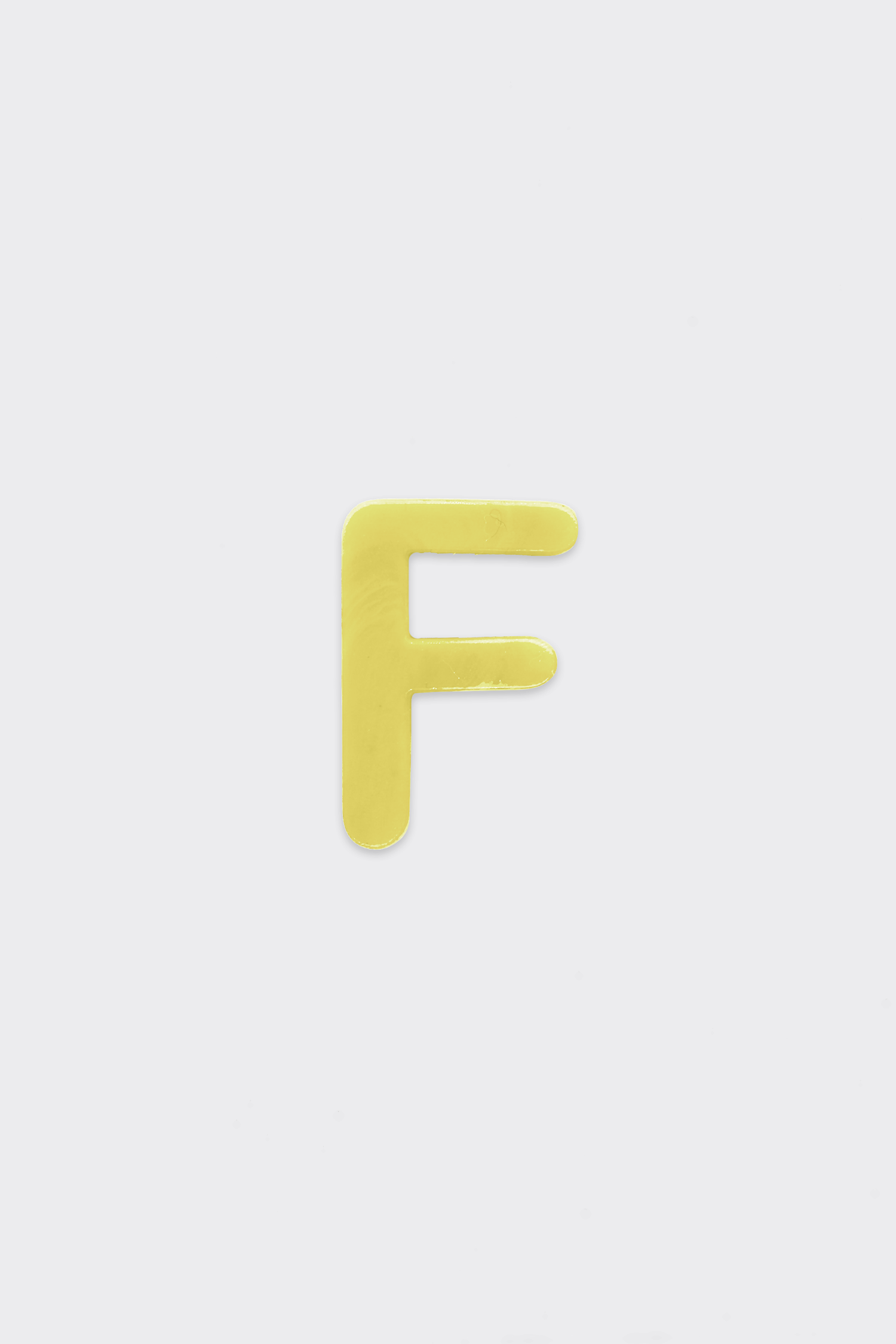 Yellow Plastic Letters