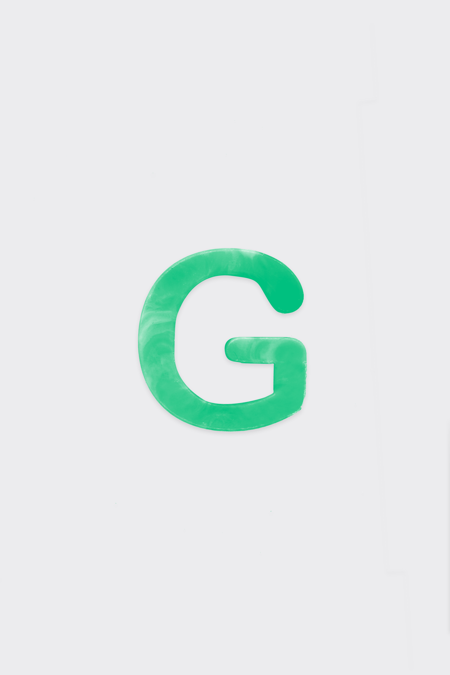 Green Plastic Letters