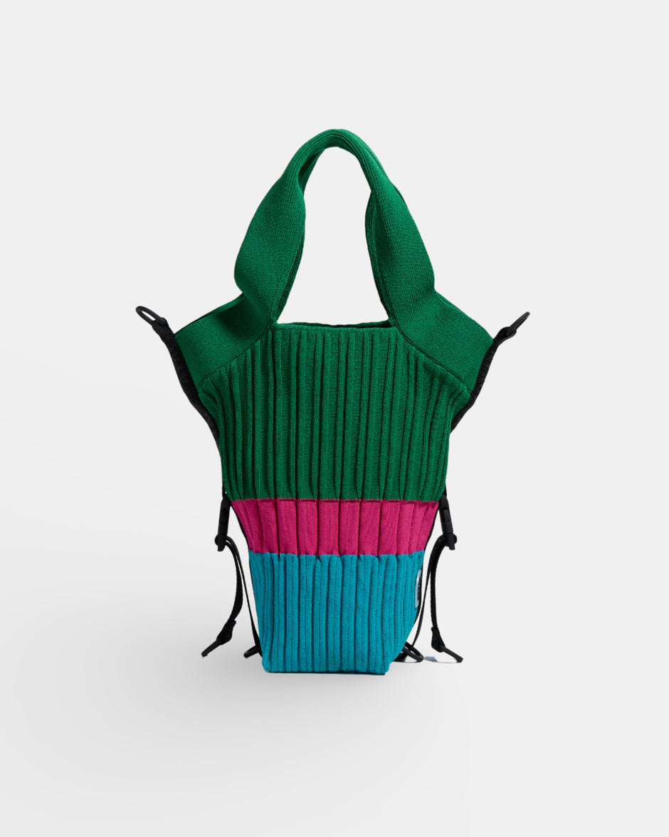 Voyage Tote Bag — Green Stripes