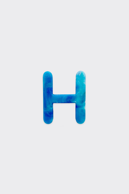 Blue Plastic Letters