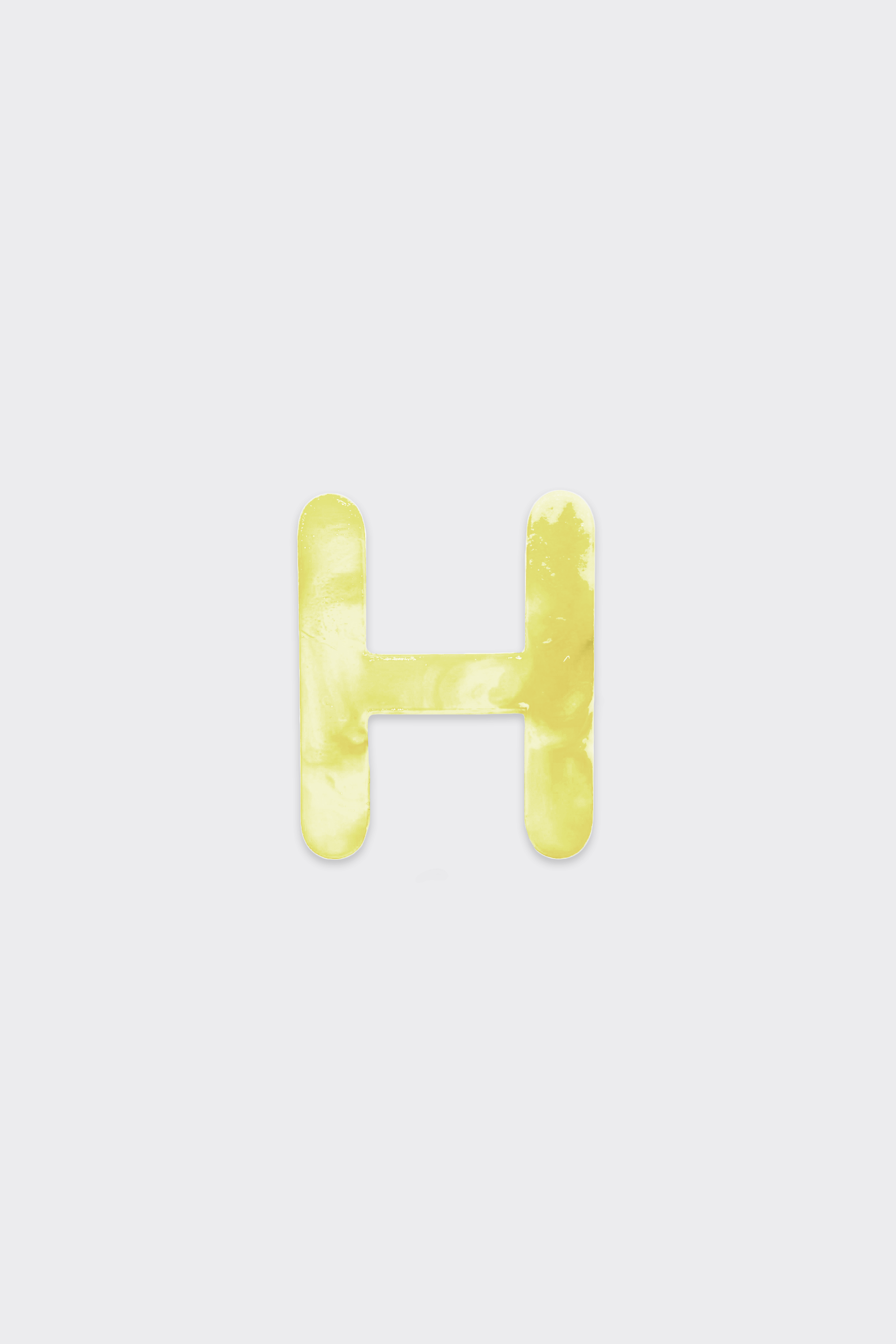 Yellow Plastic Letters