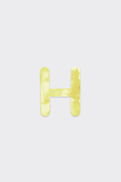 Yellow Plastic Letters