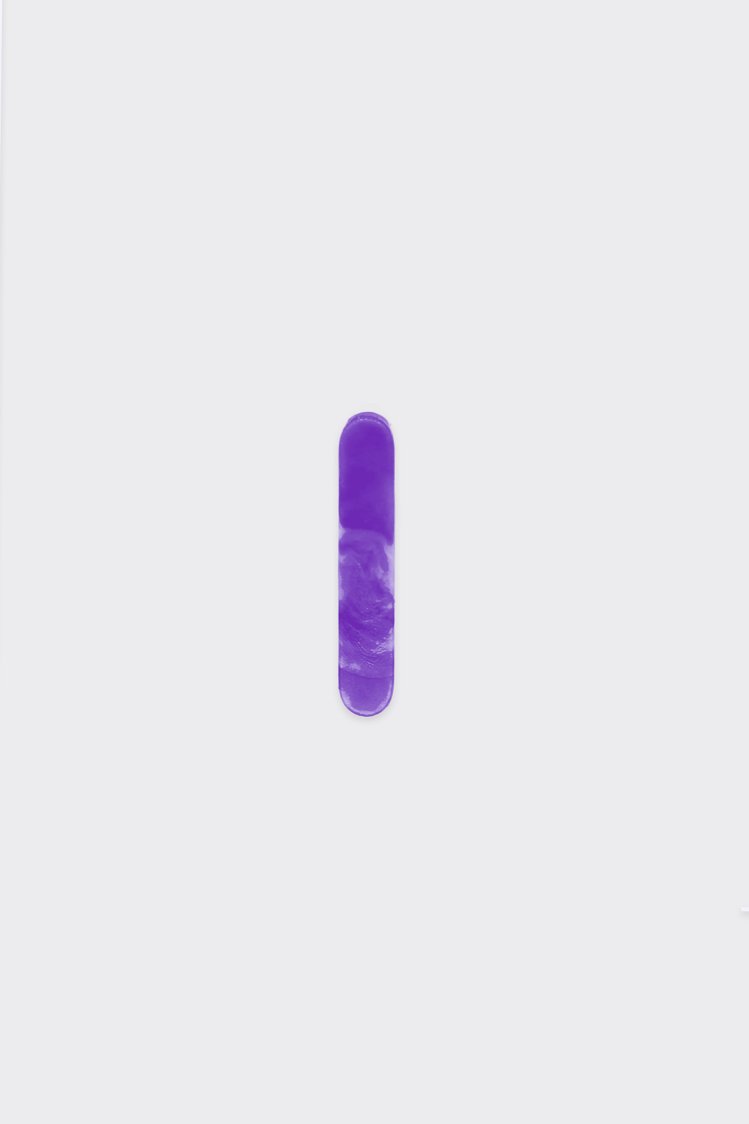 Purple Plastic Letters