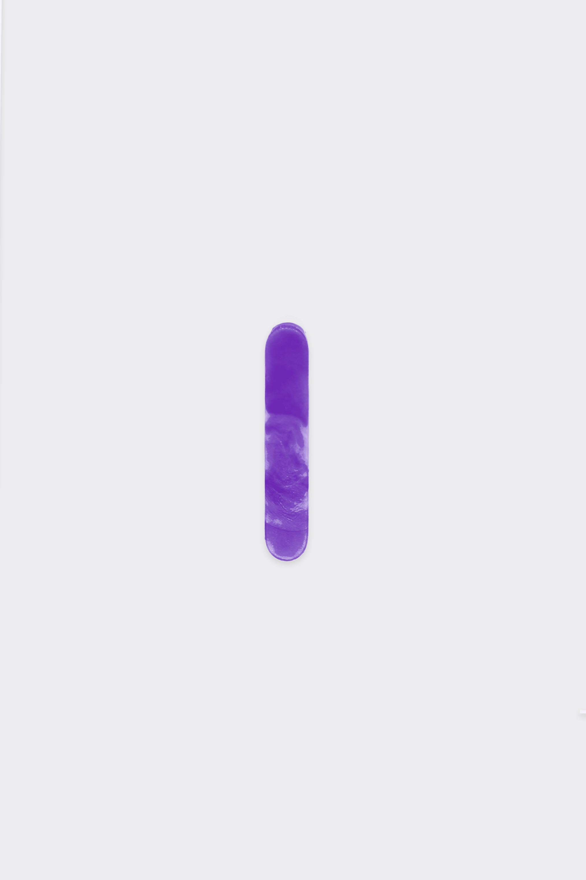 Purple Plastic Letters