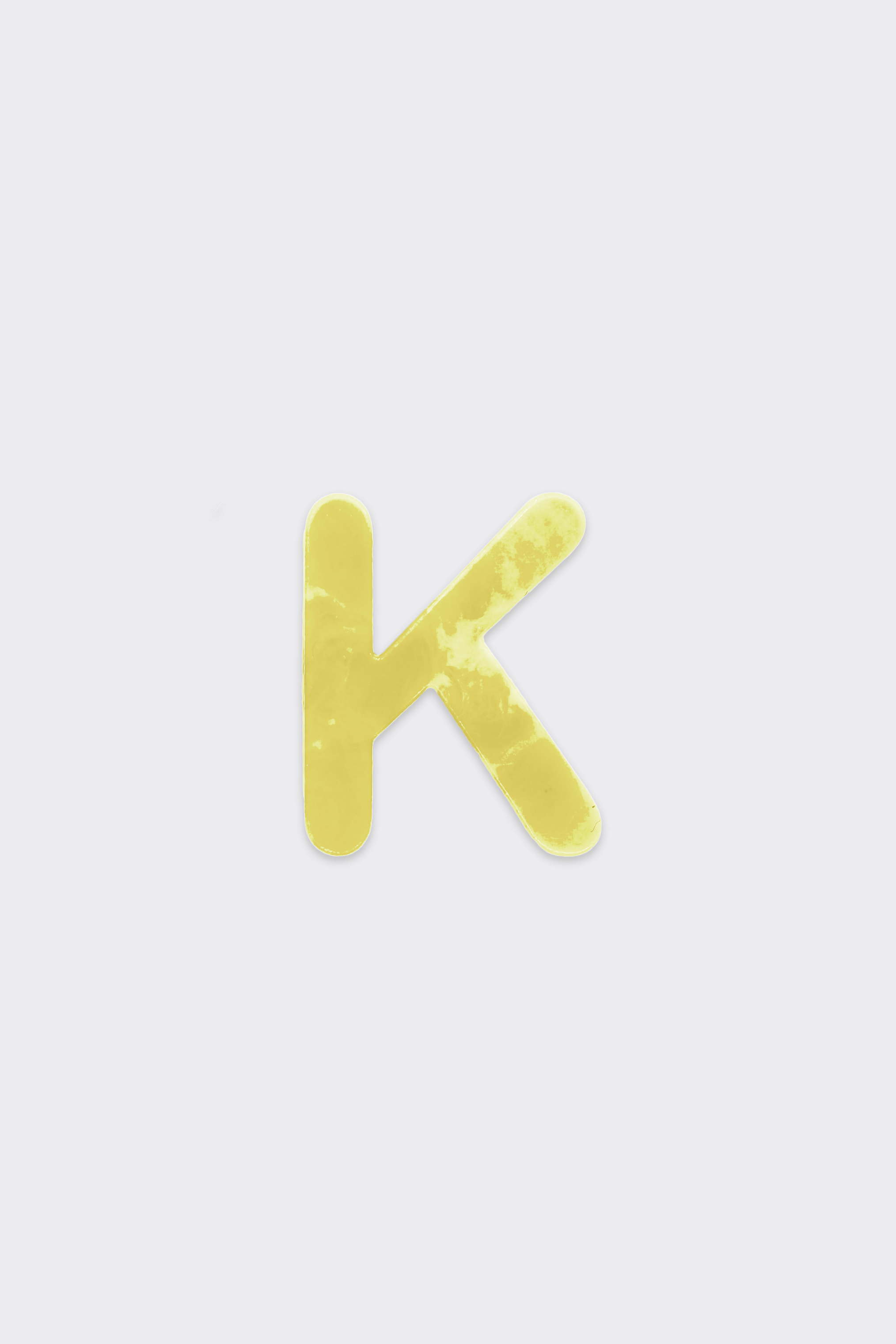 Yellow Plastic Letters