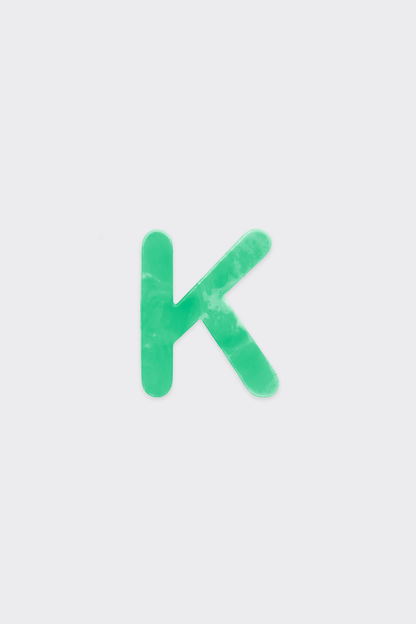 Green Plastic Letters