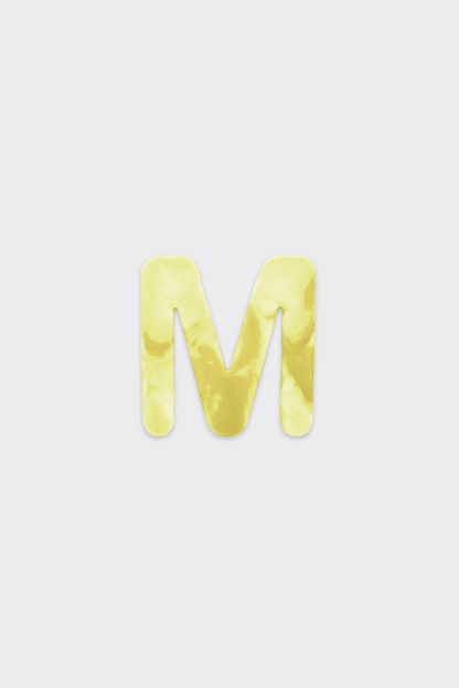 Yellow Plastic Letters