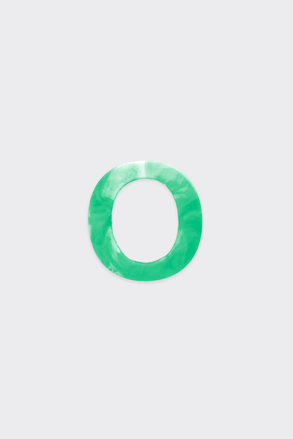 Green Plastic Letters