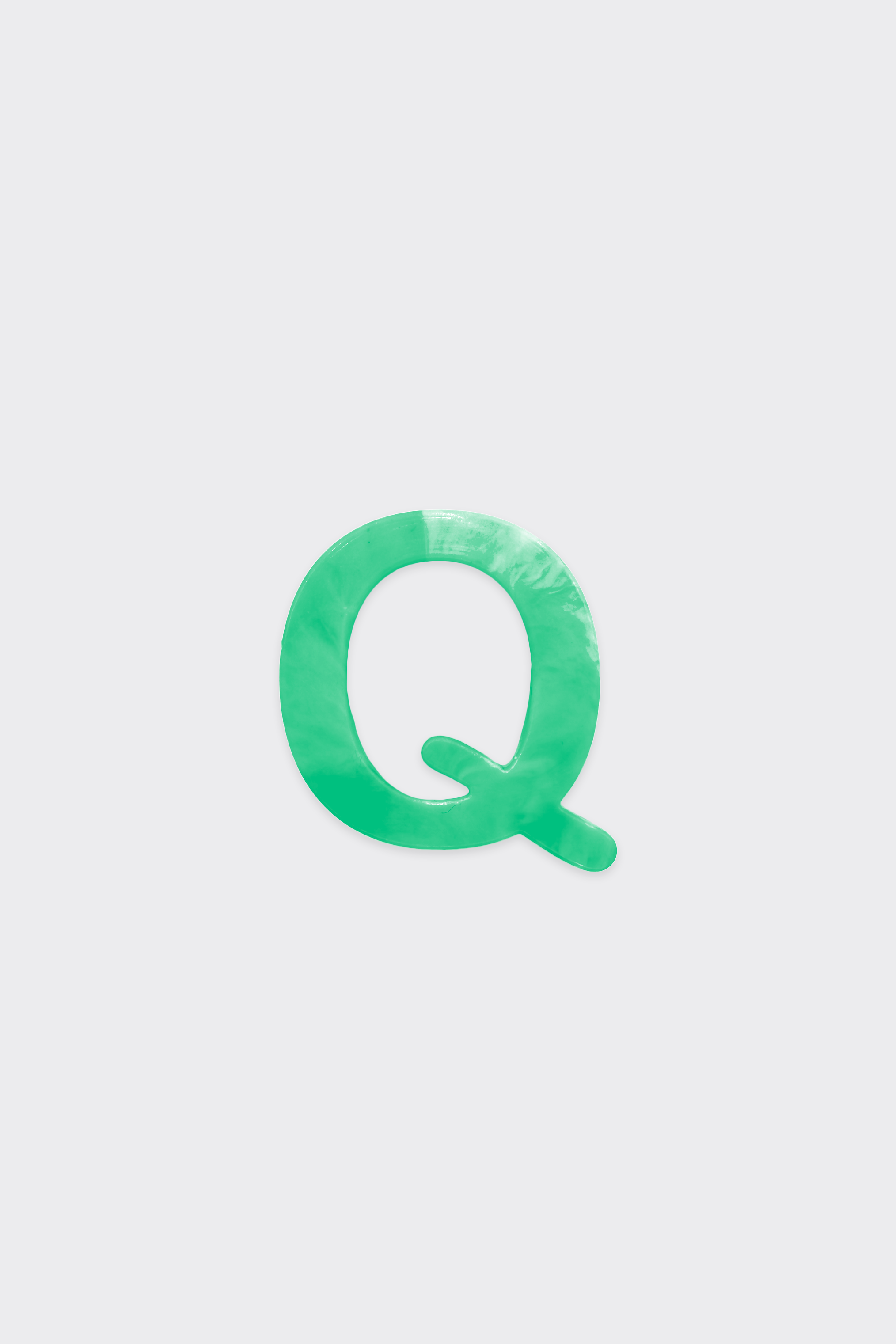 Green Plastic Letters